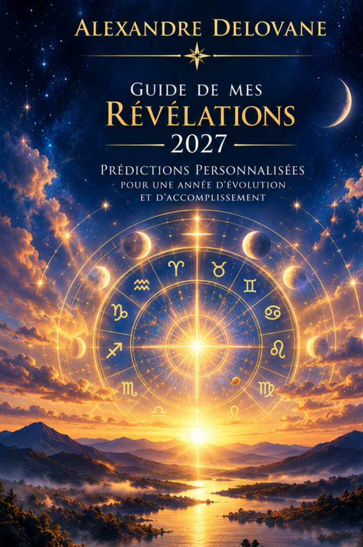 Couverture du Guide de mes Révélations 2027 d'Alexandre Delovane